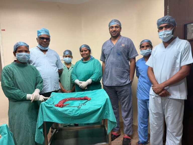 भारती हॉस्पिटल में एक मरीज को मिला नया जीवनदान