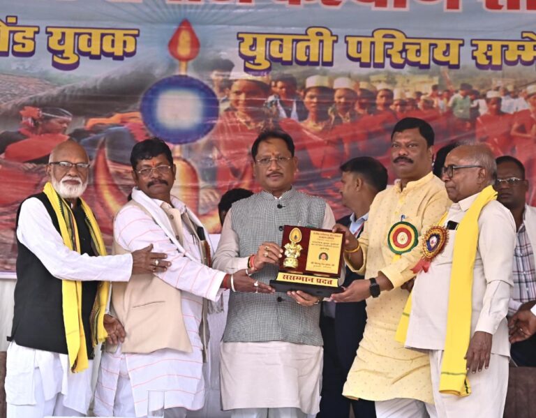 जनजातीय समुदाय के सर्वांगीण विकास के लिए कार्य कर रही है हमारी सरकार : मुख्यमंत्री  साय