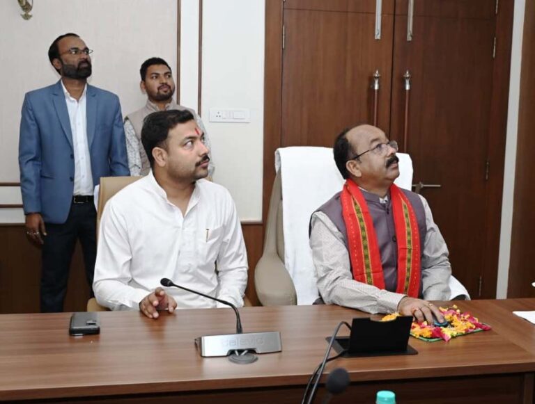 उप मुख्यमंत्री  अरुण साव ने युवा आयोग के वेबसाइट को किया लॉन्च