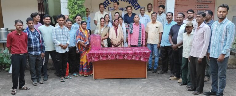 सफाईकर्मी की सेवानिवृत्ति समारोह आयोजित ताराबाई सोना की 40 वर्षो के कार्यों को सराहा