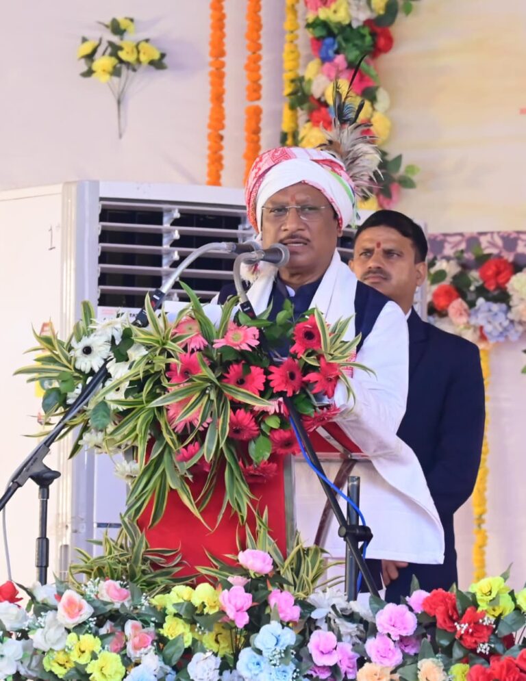 आदिवासियों के हितों की रक्षा और उनके सर्वांगीण विकास के लिए सरकार कृतसंकल्पित: मुख्यमंत्री  साय