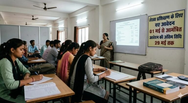 लेखा प्रशिक्षण के लिए आवेदन 01 मई से आमंत्रित