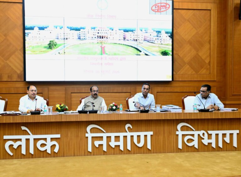 लोक निर्माण विभाग राज्य का ‘ग्रोथ इंजन’, विभाग पर अधोसंरचना विकसित करने की अहम जिम्मेदारी – अरुण साव