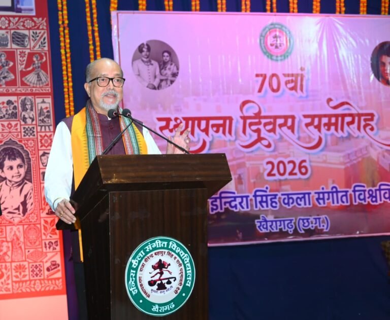 डिजिटल माध्यमों से छत्तीसगढ़ की लोककलाओं को दुनिया तक पहुंचाएं- राज्यपाल  रमेन डेका